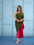 MEHANDI GREEN STYLISH TOP & BOTTOM