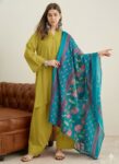 LEMON SALWAR KURTA SET D114 DUPATTA