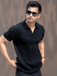 MN24-POLO-HS-BLACK-RIPPED-KNIT_1