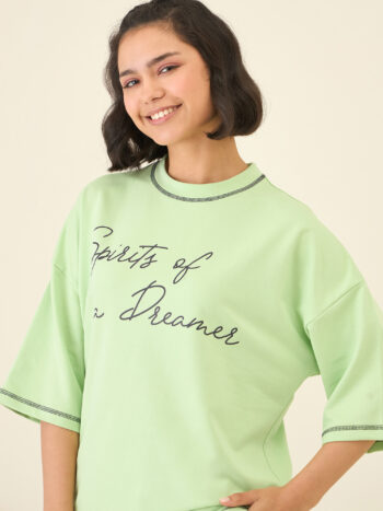 Premium Women Oversize Tshirt Lower Co-ord