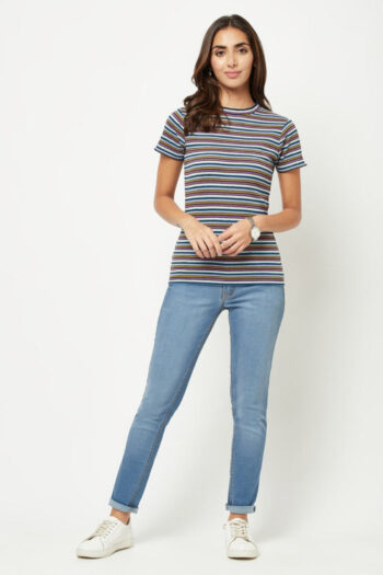 Multicolor Stripe Top