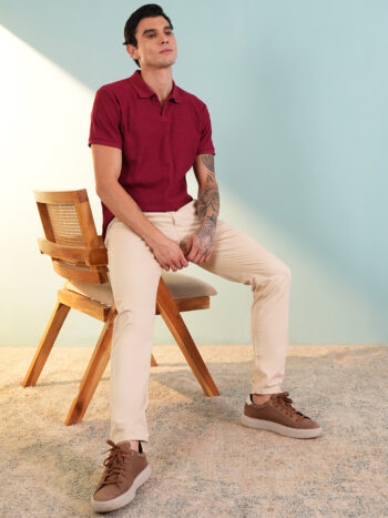 Men's Half Sleeves Collar Polo Tshirt