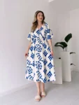 Cotton Flared Dress