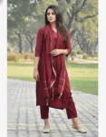 Pure Cotton Kurta and Pants with Dupatta