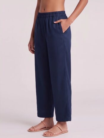 Barara Navy Blue Cotton Pant
